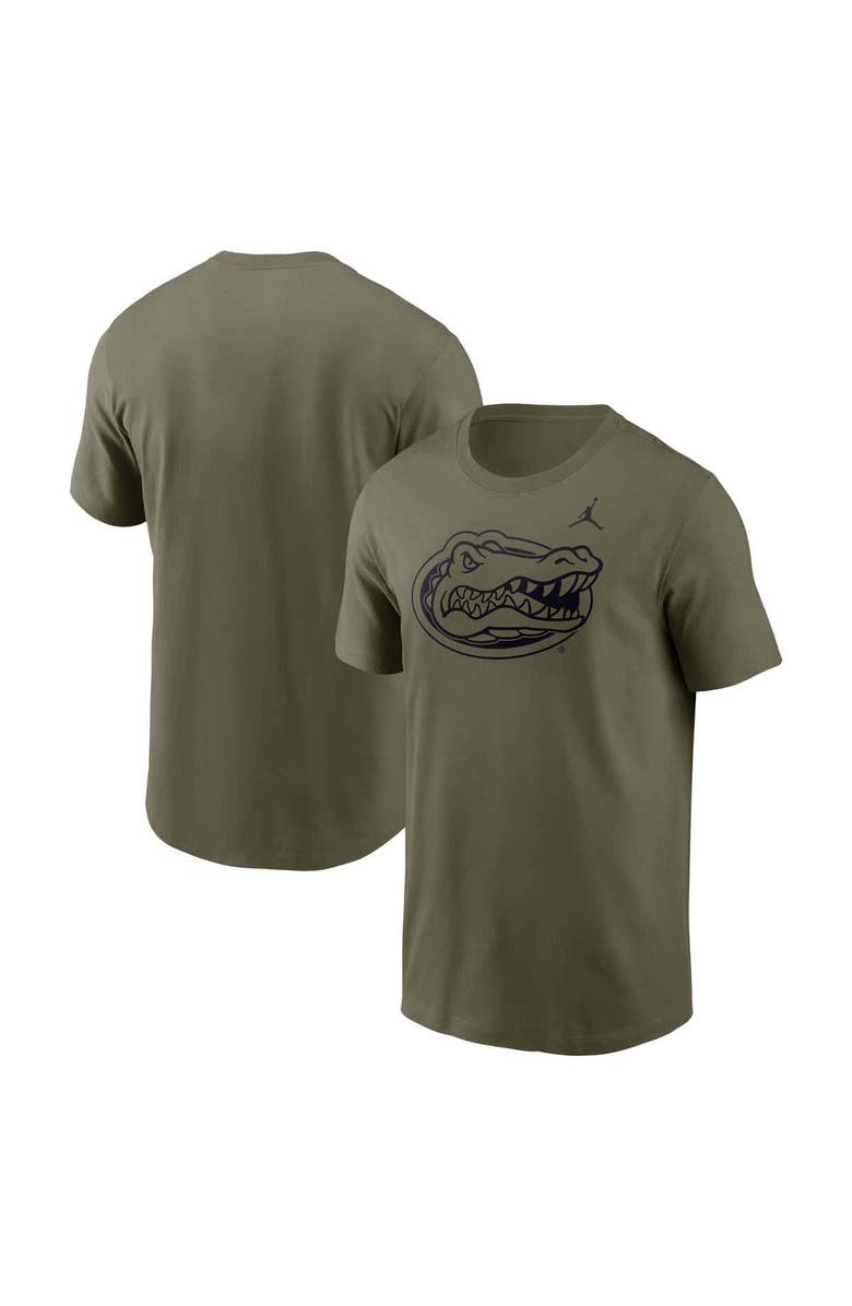 Jordan Brand Men's Jordan Brand Olive Florida Gators Primetime Logo Performance T-Shirt, Main, color, 