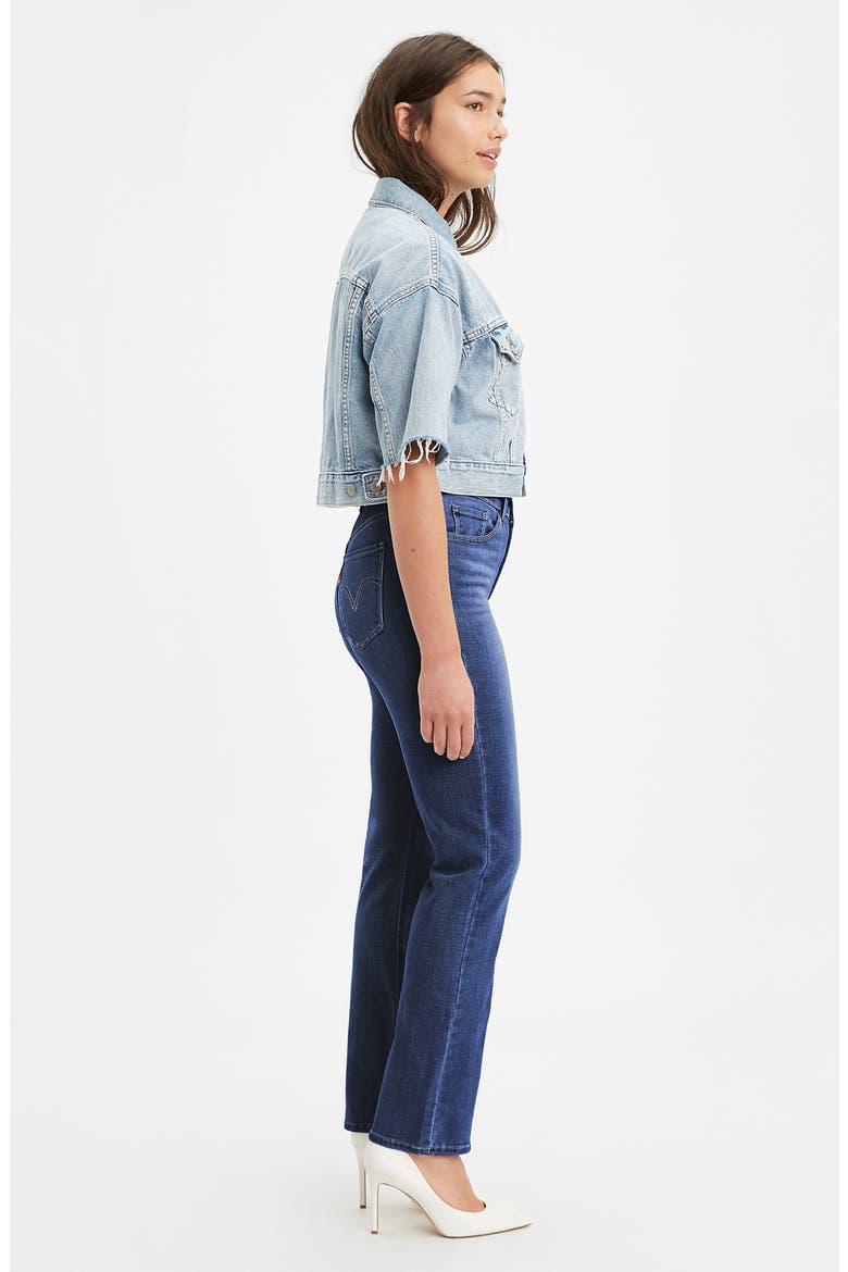 Classic Bootcut Jeans, Alternate, color, LAPIS DARK HORSE