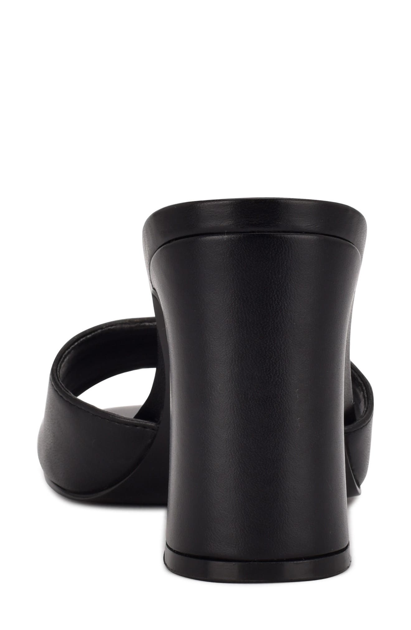 Nine West Block Heel Mule Sandal, Alternate, color, 