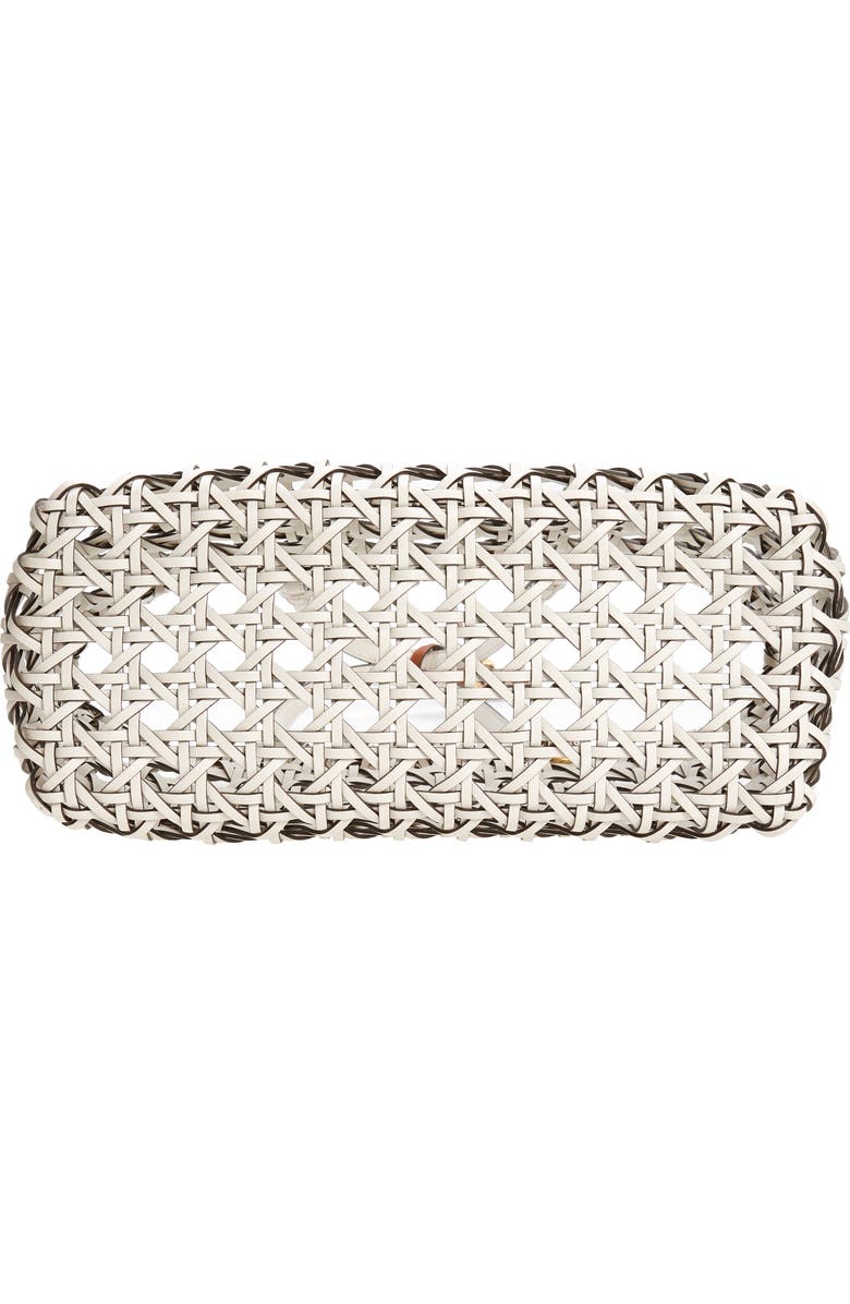 Tory Burch Miller Garden Basketweave Tote, Alternate, color,