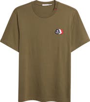 Moncler Tricolor Logo Patch T-Shirt