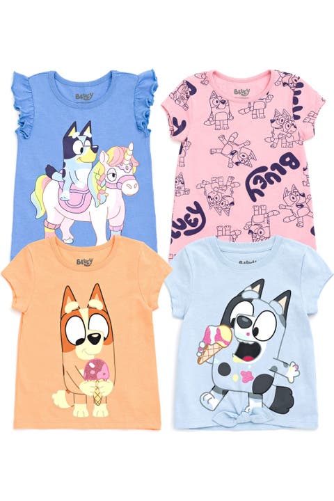 4-Pack Short Sleeve T-Shirts
