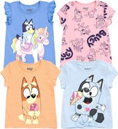 BLUEY 4-Pack Short Sleeve T-Shirts