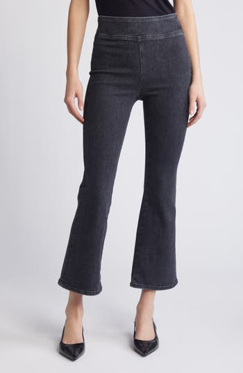 FRAME FRAME JET SET CROP MINI BOOTCUT PULL-ON JEANS