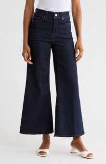 FRAME Le Palazzo Crop Wide Leg Jeans