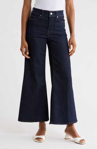 FRAME Le Palazzo Crop Wide Leg Jeans