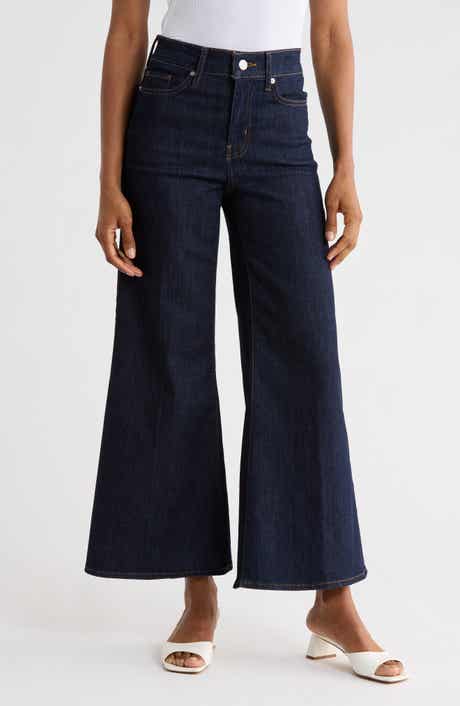 FRAME Le Palazzo Crop Wide Leg Jeans