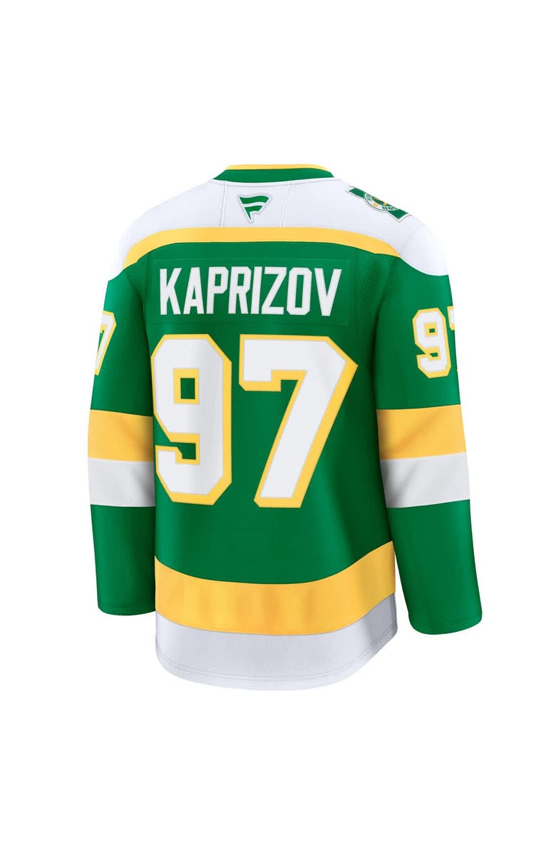 FANATICS Men's Fanatics Kirill Kaprizov Green Minnesota Wild Alternate Premium Jersey, Alternate, color, 