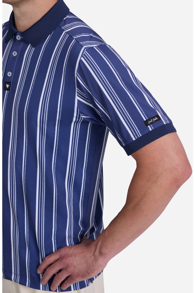 Ridge Stripe Performance Golf Polo, Alternate, color, WINNING STREAK - COBALT