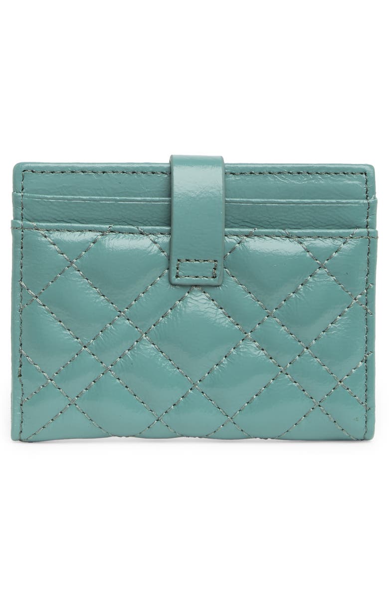 Kurt Geiger London Quilted Leather Bifold Card Wallet, Alternate, color, 