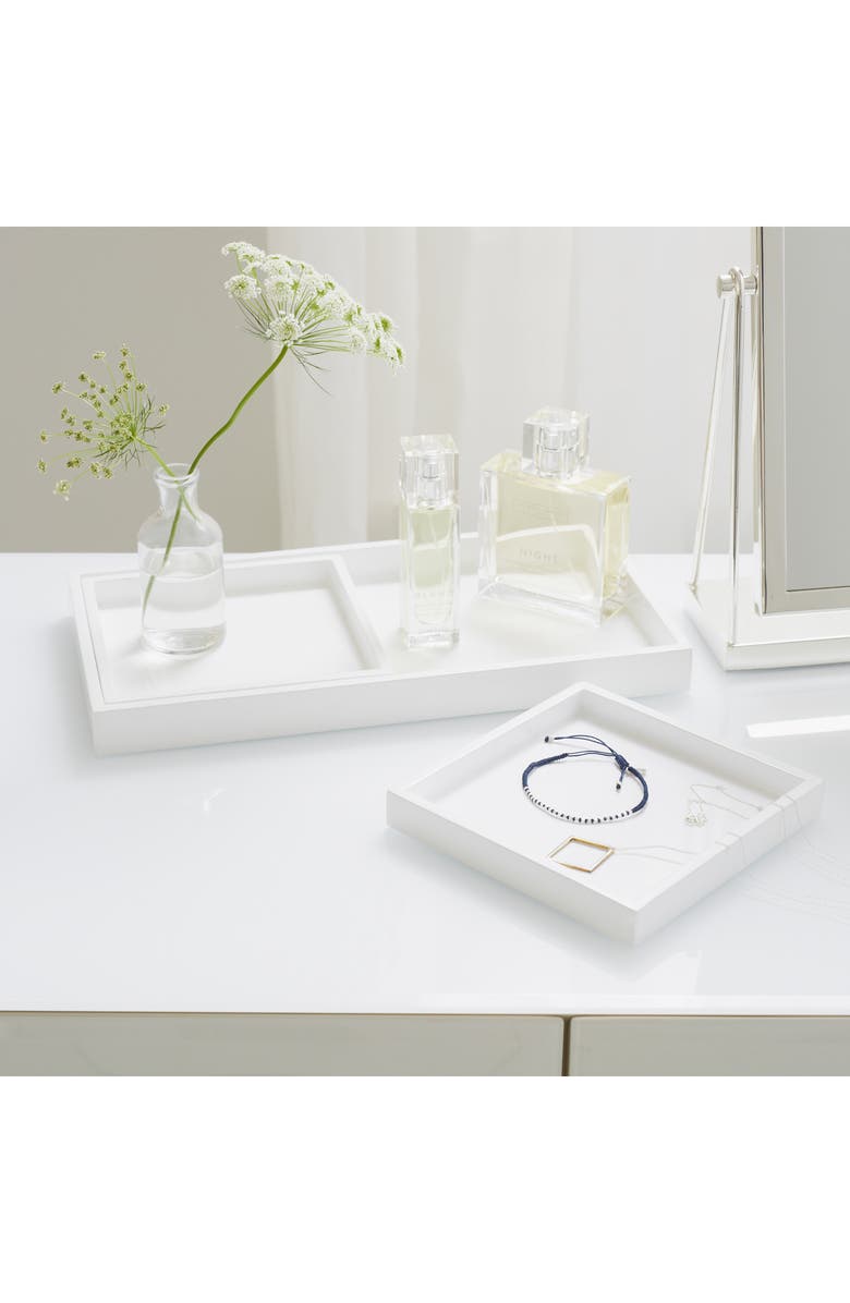 The White Company Set of 3 Lacquer Dressing Table Trays, Main, color,