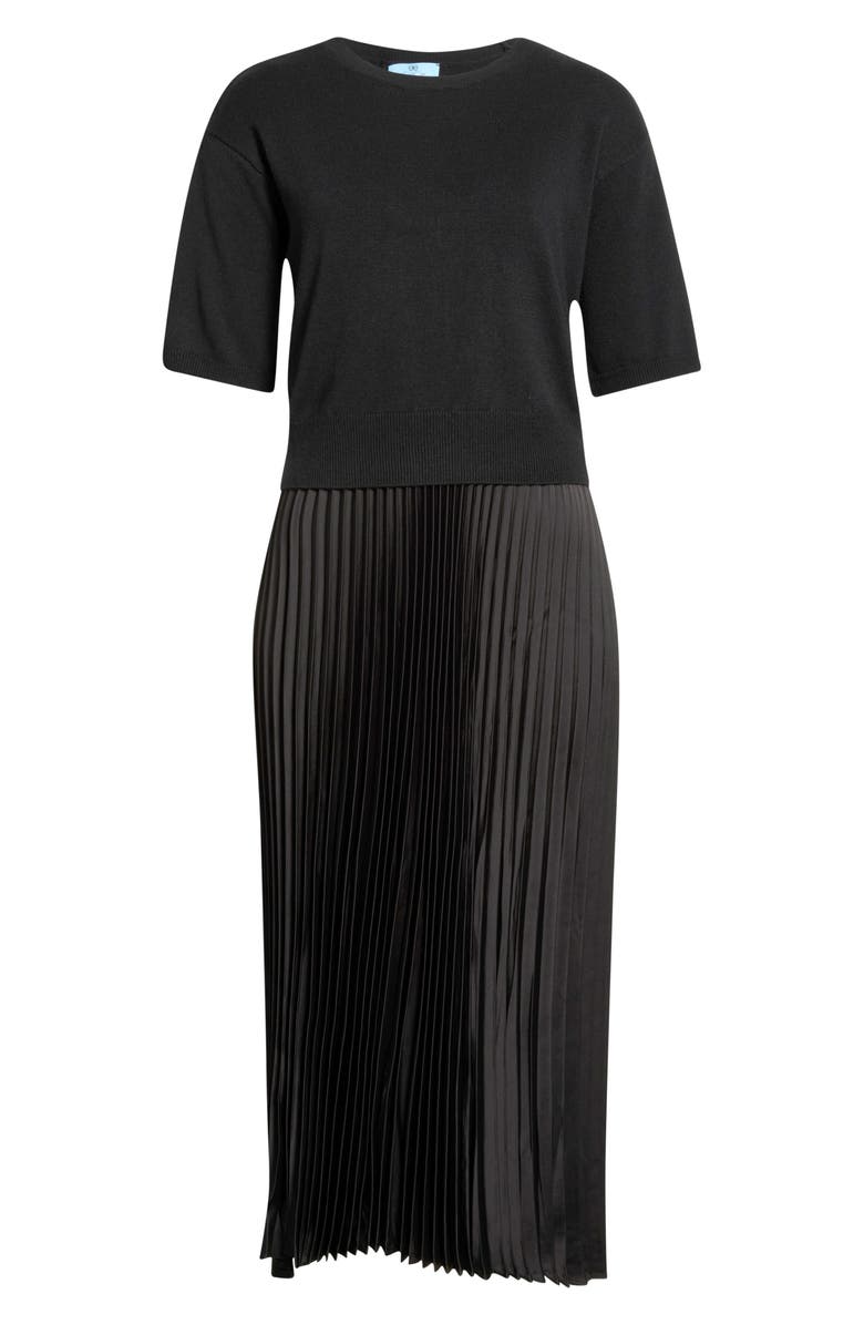 CeCe Sweater & Pleated Skirt Two-Piece Set, Main, color, Rich Black