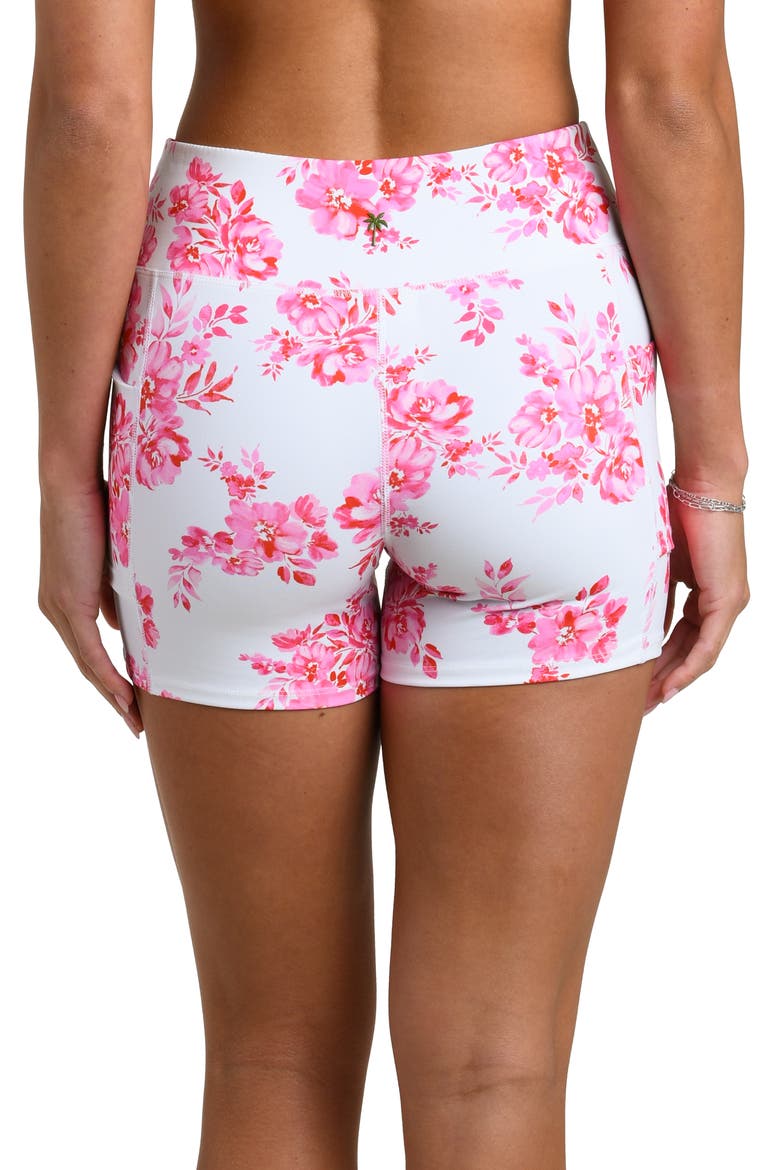 Rally Rose Biker Shorts, Alternate, color, WHITE
