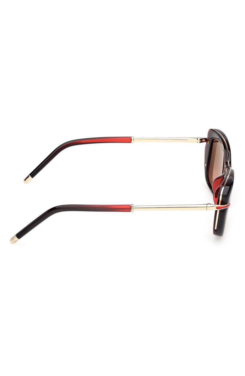 Christian Louboutin 53mm Butterfly Sunglasses, Alternate, color, 