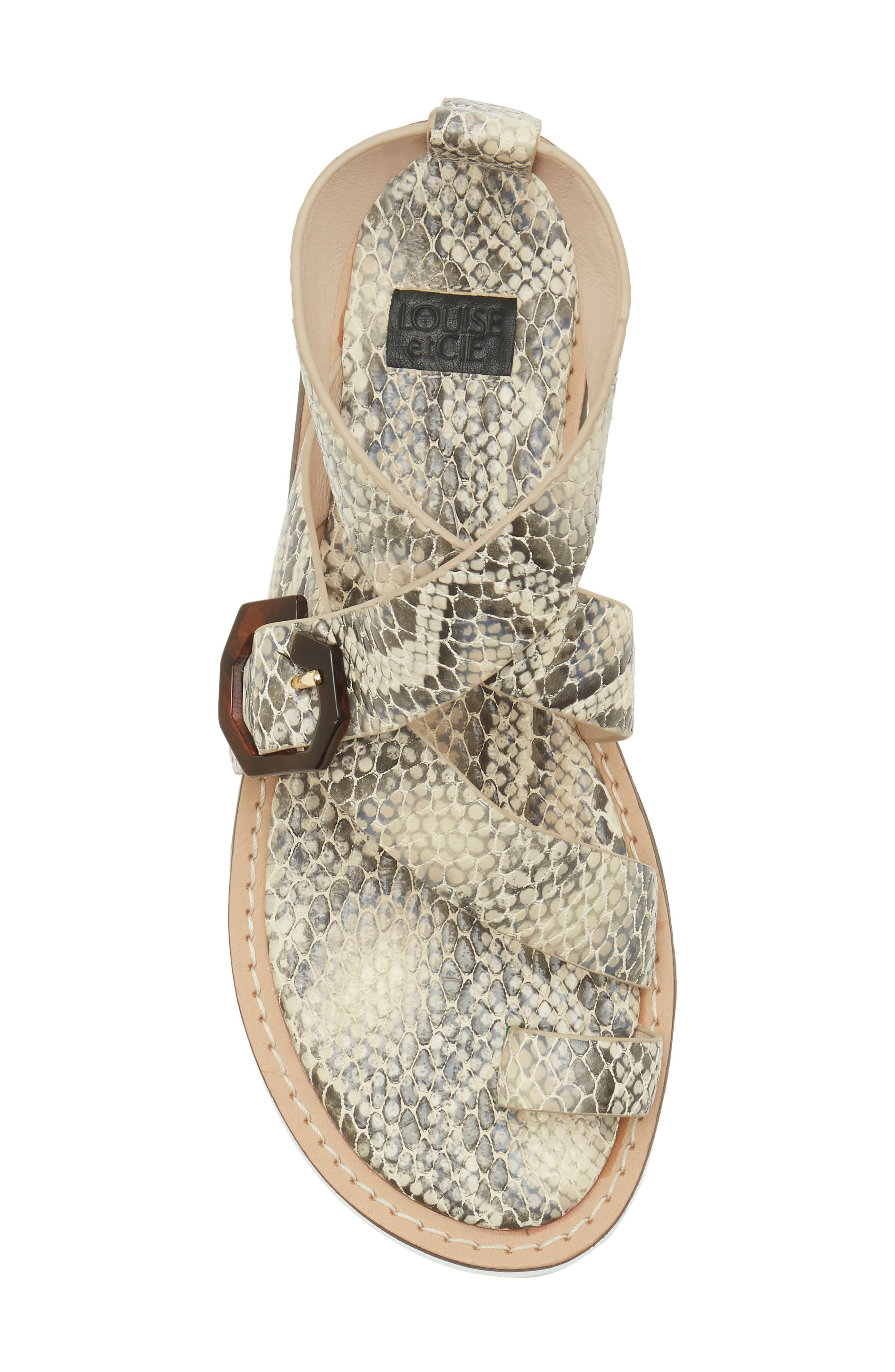 Esmond Gladiator Sandal, Alternate, color, TAUPE SNAKE PRINT