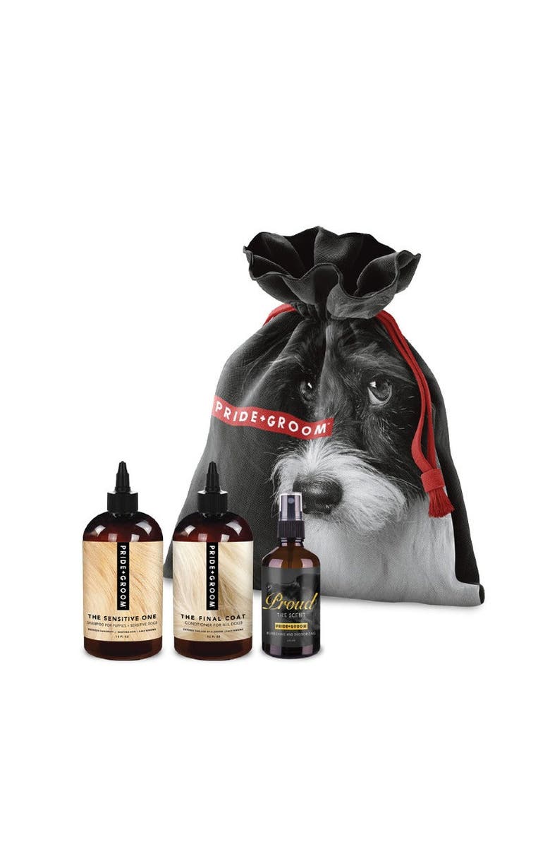 PRIDE+GROOM The Small Deluxe Doggy Bag, Alternate, color, The Sensitive One