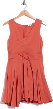 Rebecca Taylor Cotton Voile Godet Dress