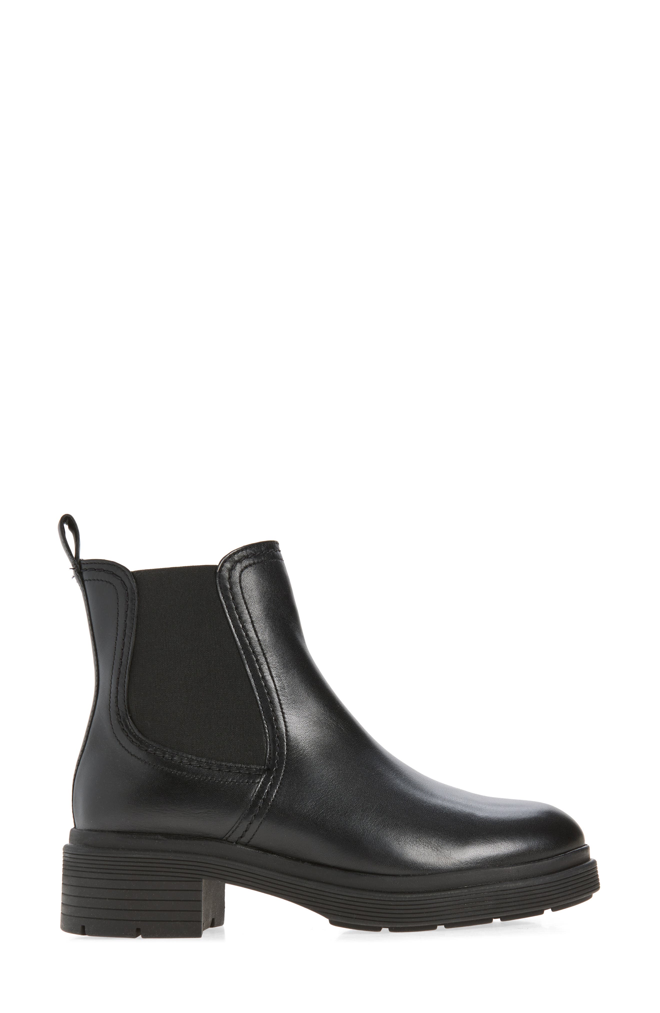 Cherise Waterproof Chelsea Boot, Alternate, color, BLACK LEATHER WP
