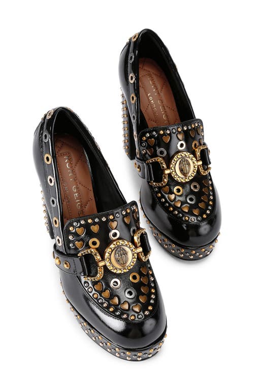 Kurt Geiger London Mansion Platform Loafer Pump In Black