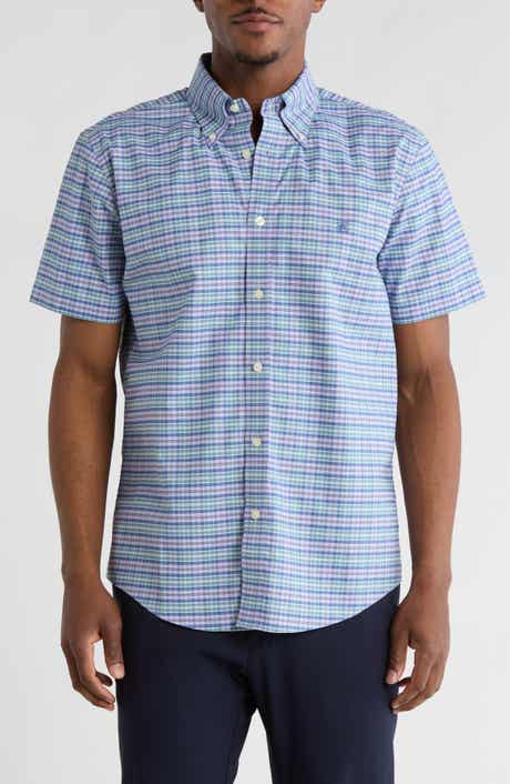 Brooks Brothers Regular Fit Non-Iron Stretch Oxford Short Sleeve Button-Down Shirt
