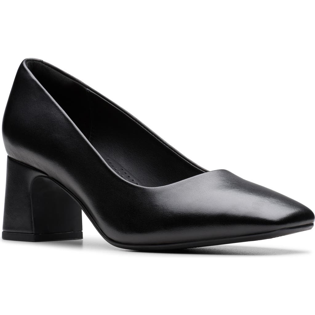 Clarksr Clarks(r) Fernie Court Block Heel Pump In Black