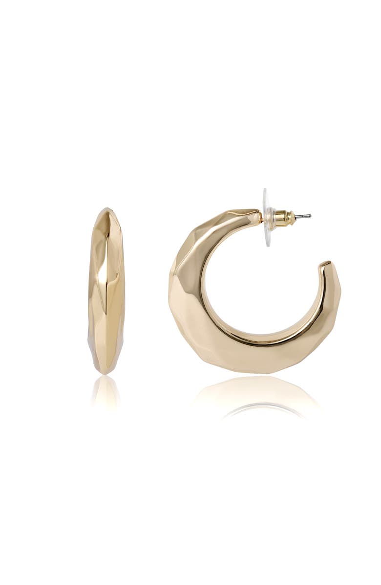 BCBG Gold-Tone Post Earrings, Alternate, color, 