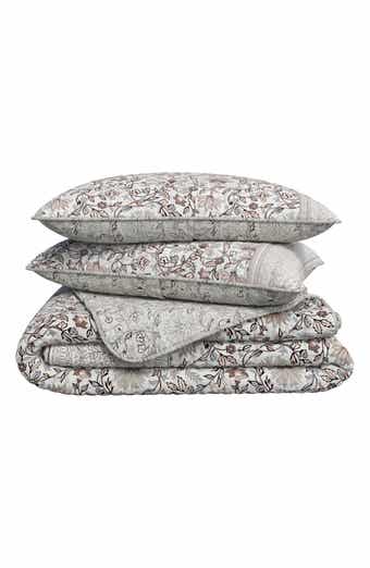 Floral Printed Quilt Set