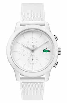 Lacoste 12.12 Chronograph Silicone Band Watch, 44mm