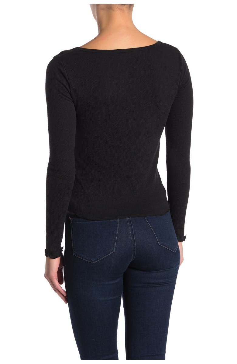 Abound Long Sleeve Front Cinched Top, Main, color,