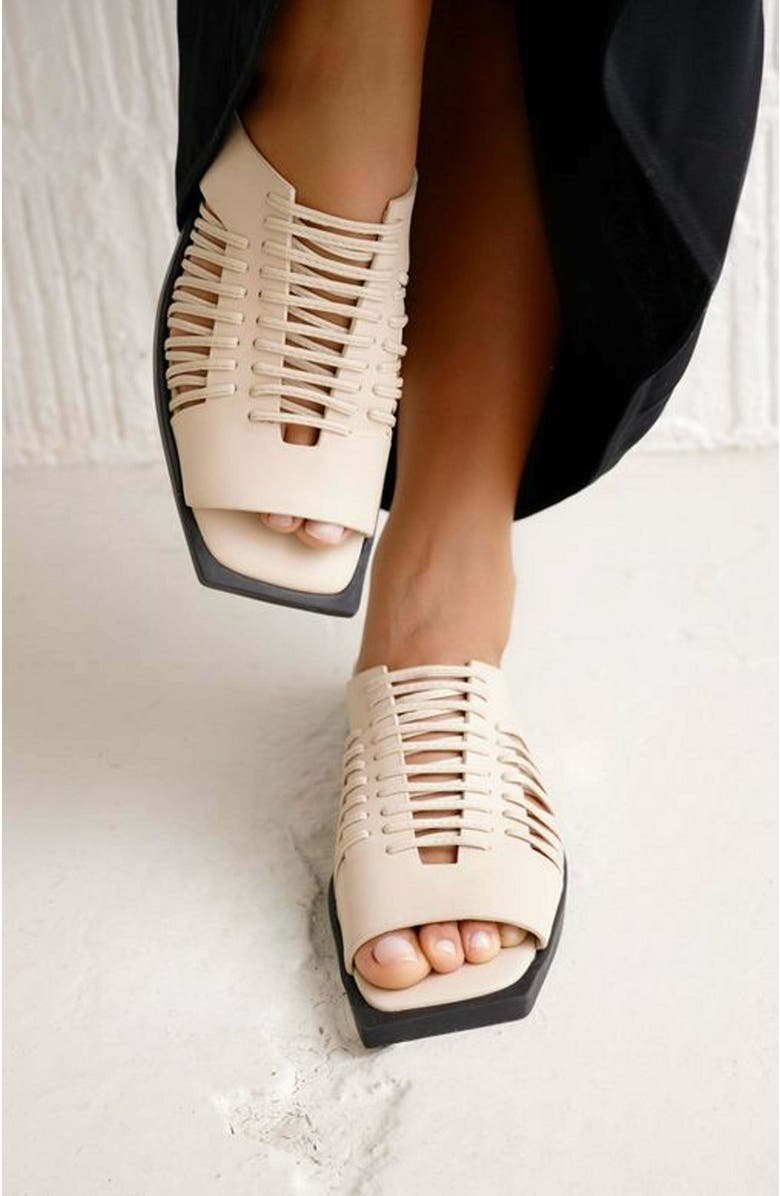 Daniella Shevel Gia Sandal, Alternate, color, Ivory