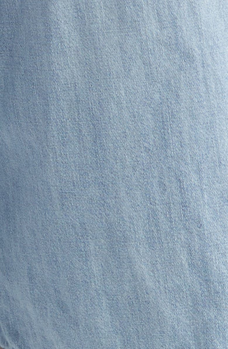 Bottega Veneta Belted Denim Shorts, Alternate, color, Light Bleach