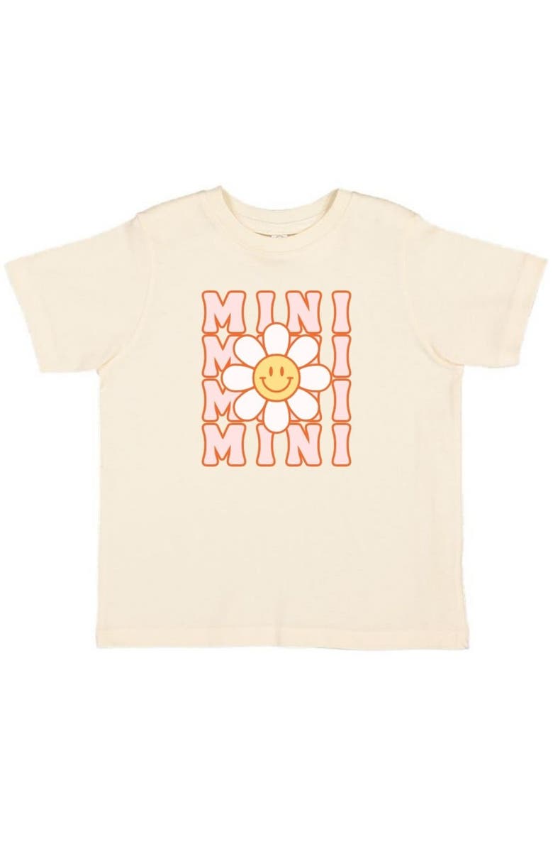 Sweet Wink Mini Daisy Short Sleeve T-Shirt, Main, color, Natural