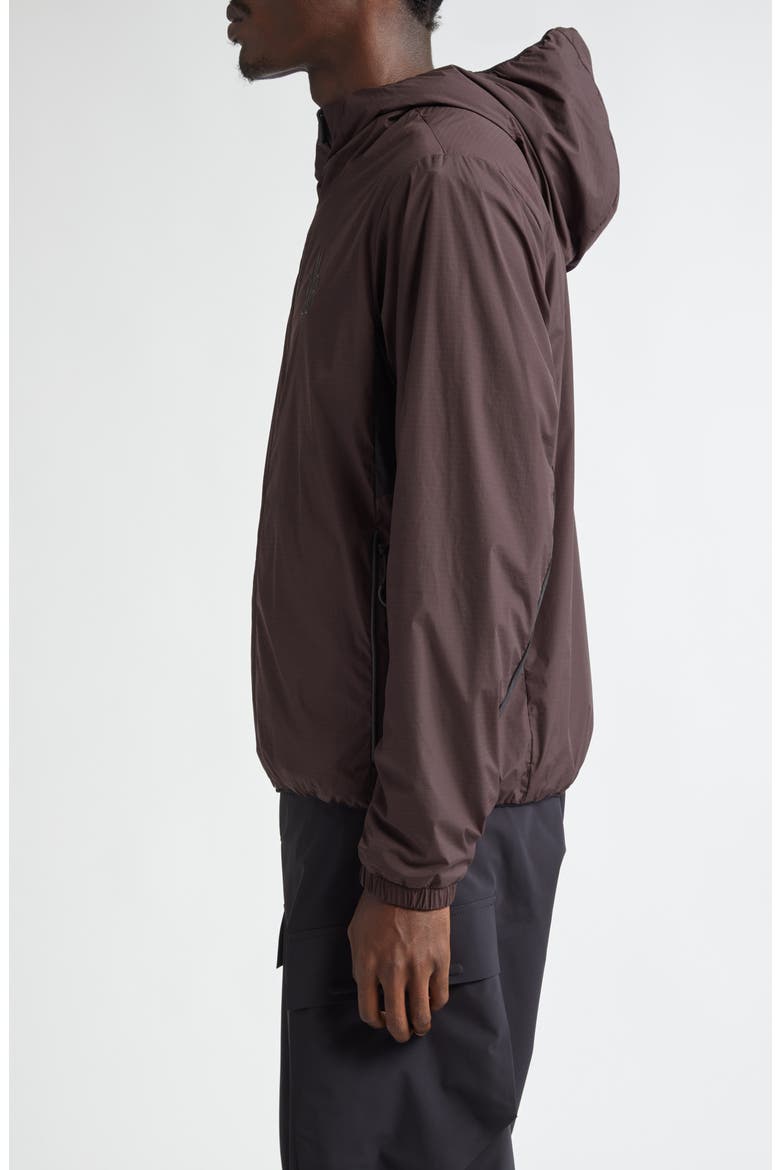 Bissen Day-Namic Ripstop Hooded Jacket, Alternate, color, DARK RED