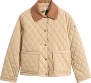 Lauren Ralph Lauren Twill Collar Quilted Jacket