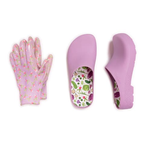 Garden Clog and Glove Set