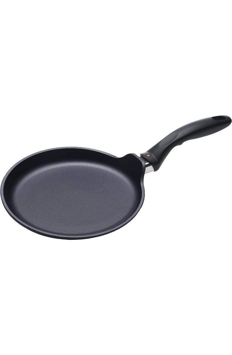 Swiss Diamond HD Nonstick 9.5-Inch Crepe Pan, Main, color, Black