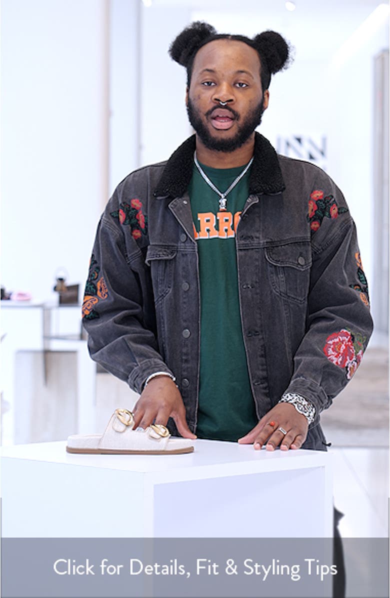 Olga Buckle Sporty Slide Sandal, sales video thumbnail