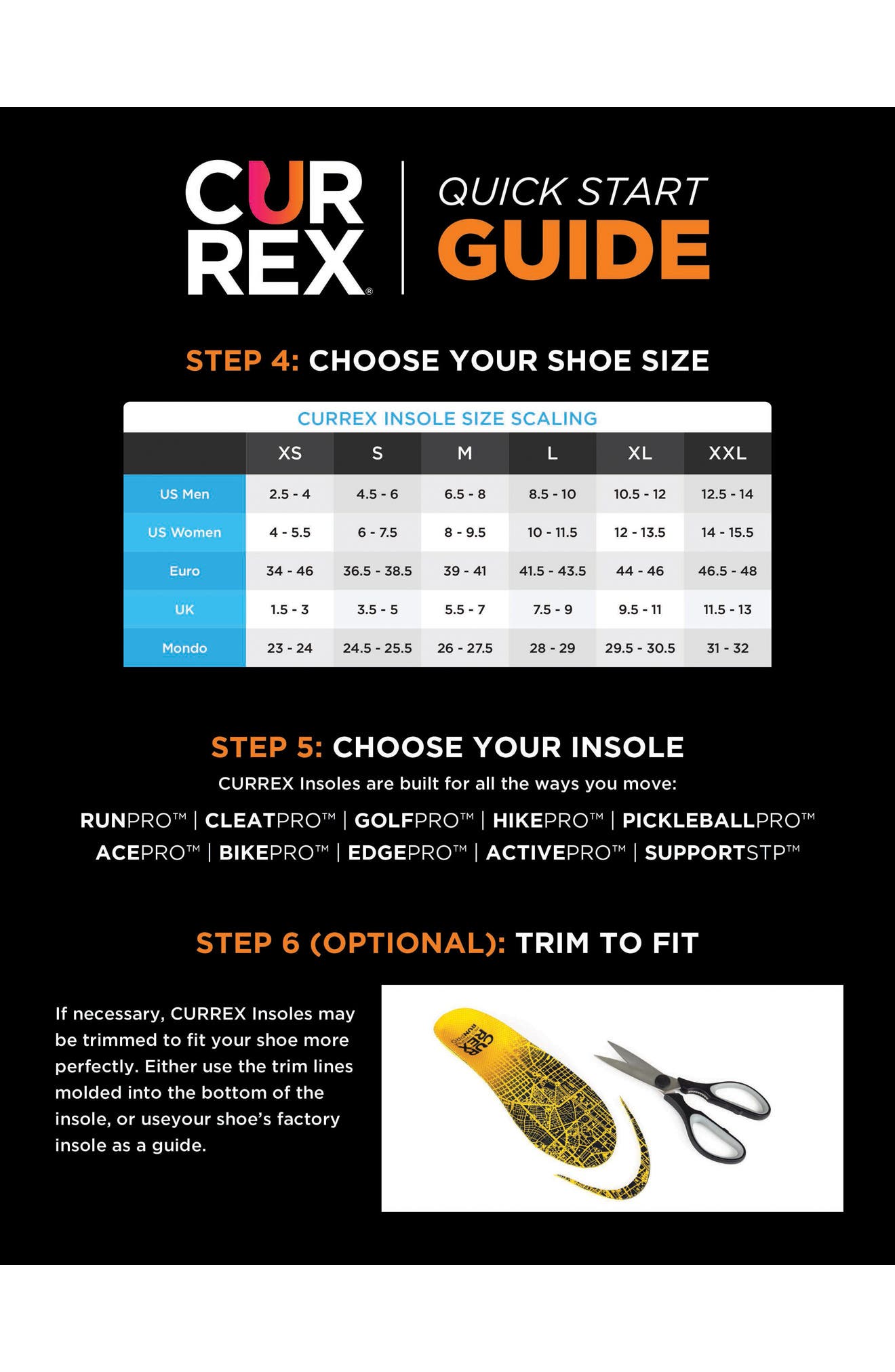 SupportSTP Medium Profile Dynamic Insole, Alternate, color, ORANGE