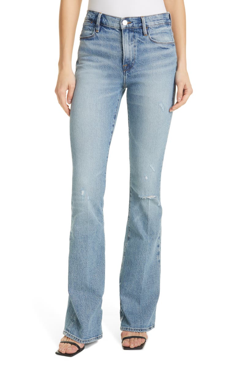 FRAME Le High Waist Flare Jeans, Main, color, 