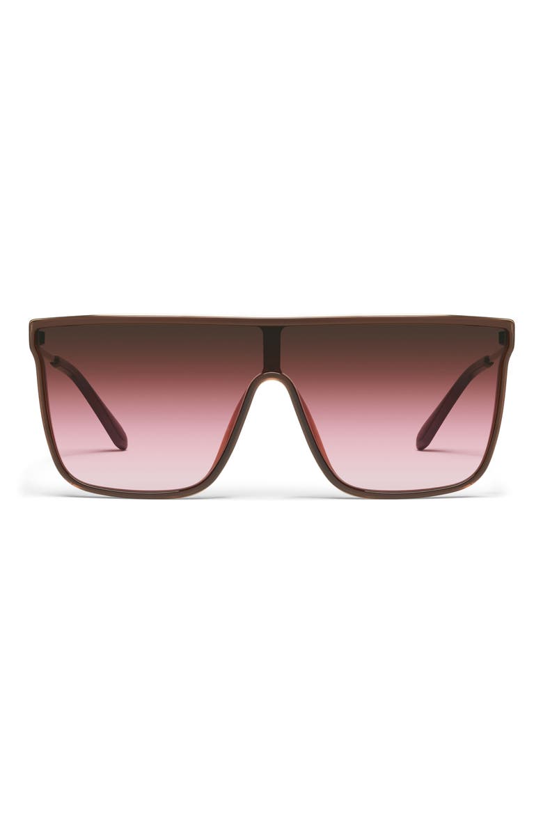 Nightfall Remixed 138mm Shield Sunglasses, Main, color, DBRN/RGGL