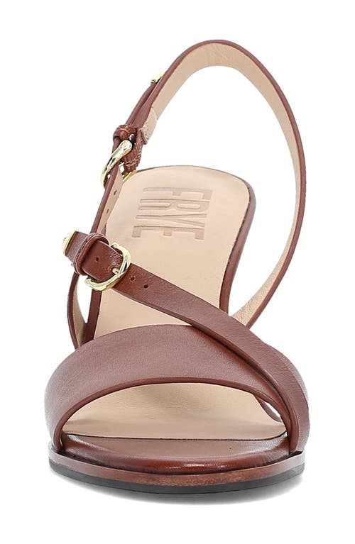 Frye Rachel Slingback Wedge Sandal In Cinnamon