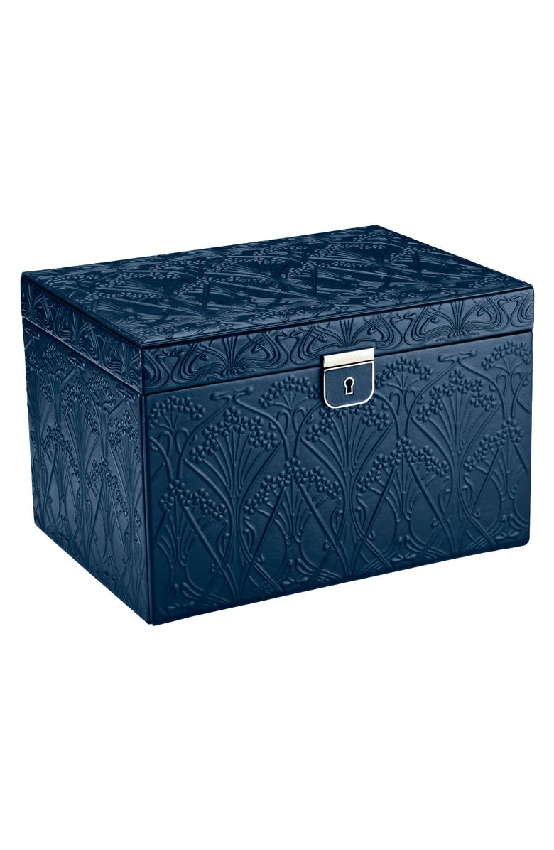 WOLF X LIBERTY Large Jewelry Box, Alternate, color, Navy