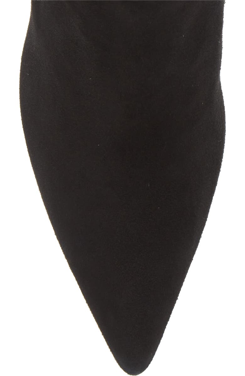 BOSS Janet Pointed Toe Chelsea Boot, Alternate, color, Black