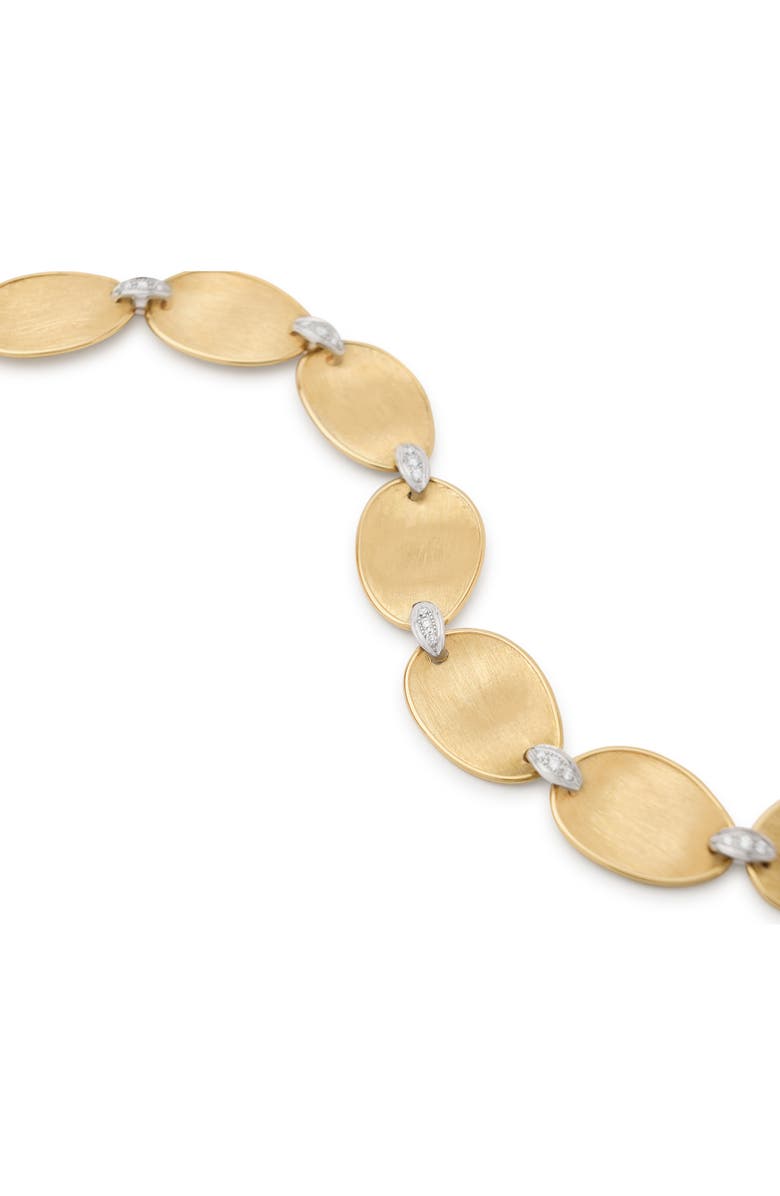 Marco Bicego Lunaria Diamond Bracelet, Alternate, color, Yellow/White Gold