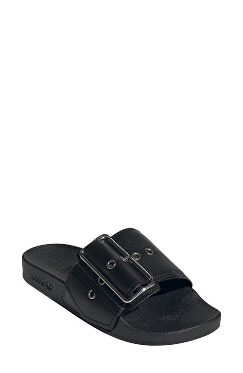 Adidas Originals Adidas Adilette Comfort Slide Sandal In Black