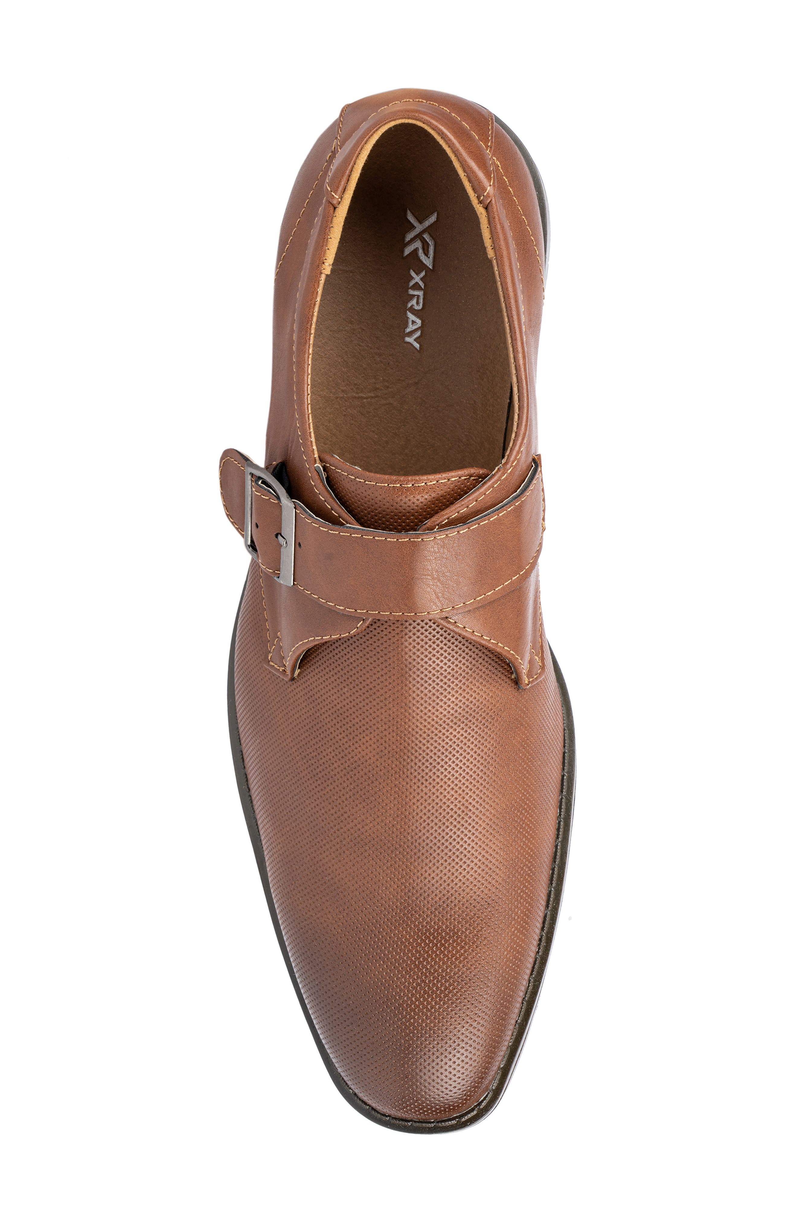 XRAY Amadeo Monk Strap Faux Leather Loafer, Alternate, color, Tan