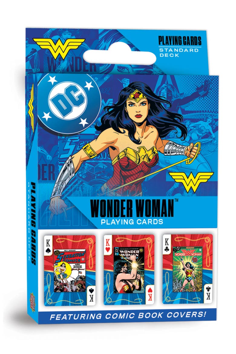 Wonder Woman Playing Cards, Main, color, Multicolor