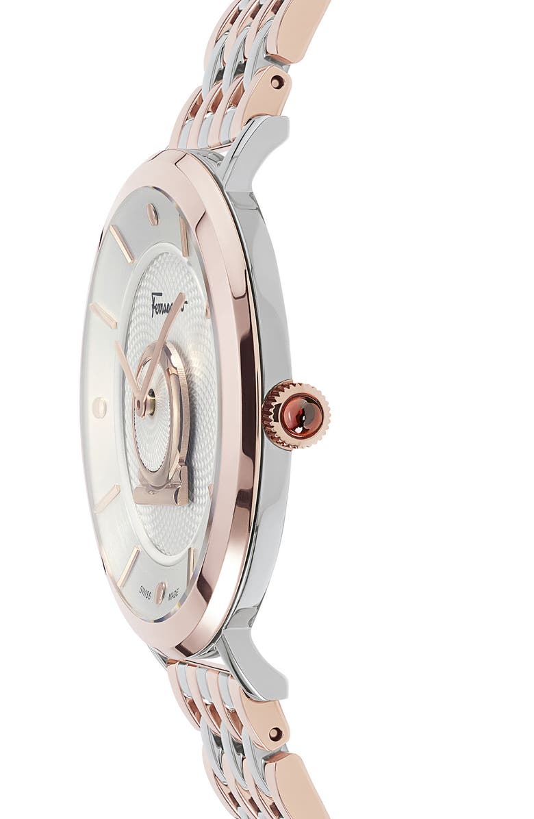 FERRAGAMO Salvatore Ferragamo Minuetto Bracelet Watch, 36mm, Alternate, color, 