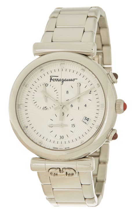 Salvatore Ferragamo Women's Ora Swiss Quartz Bracelet Watch, 40mm