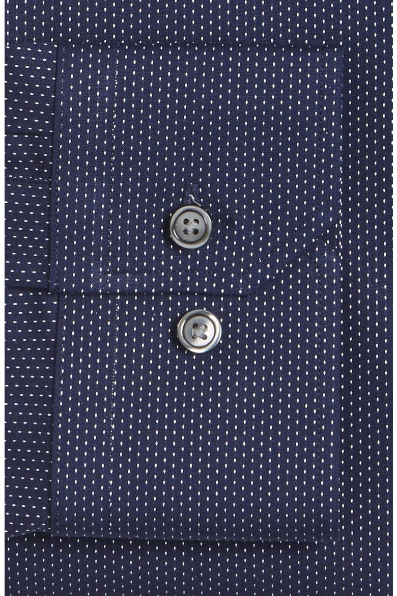 calibrate slim fit dress shirt Trim Fit Non-Iron Microdot Dress Shirt (Men)